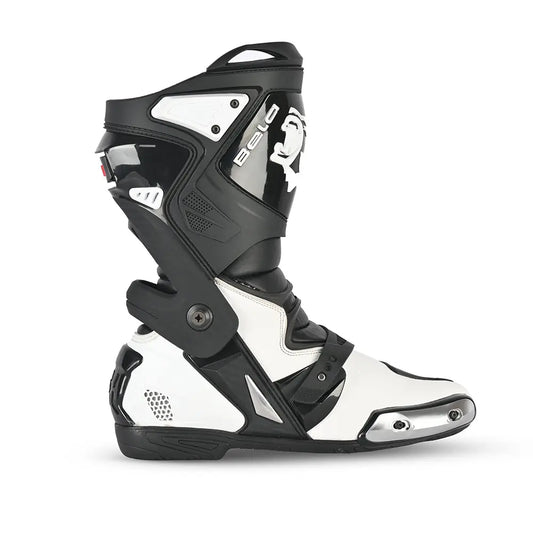 BELA Race Pro Staveli de Moto Blanco Nero left