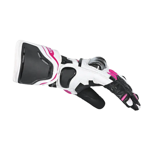 BELA Venom RS Guanti da corsa da Donna- Bianco/Nero/Rosa 