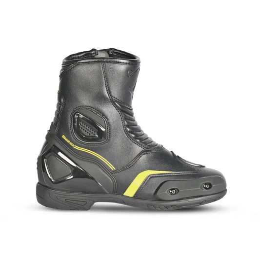 Bela Faster 2.0 Motociclo Stivale Da Corsa Nero Giallo 