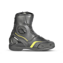 Bela Faster 2.0 Motociclo Stivale Da Corsa Nero Giallo 