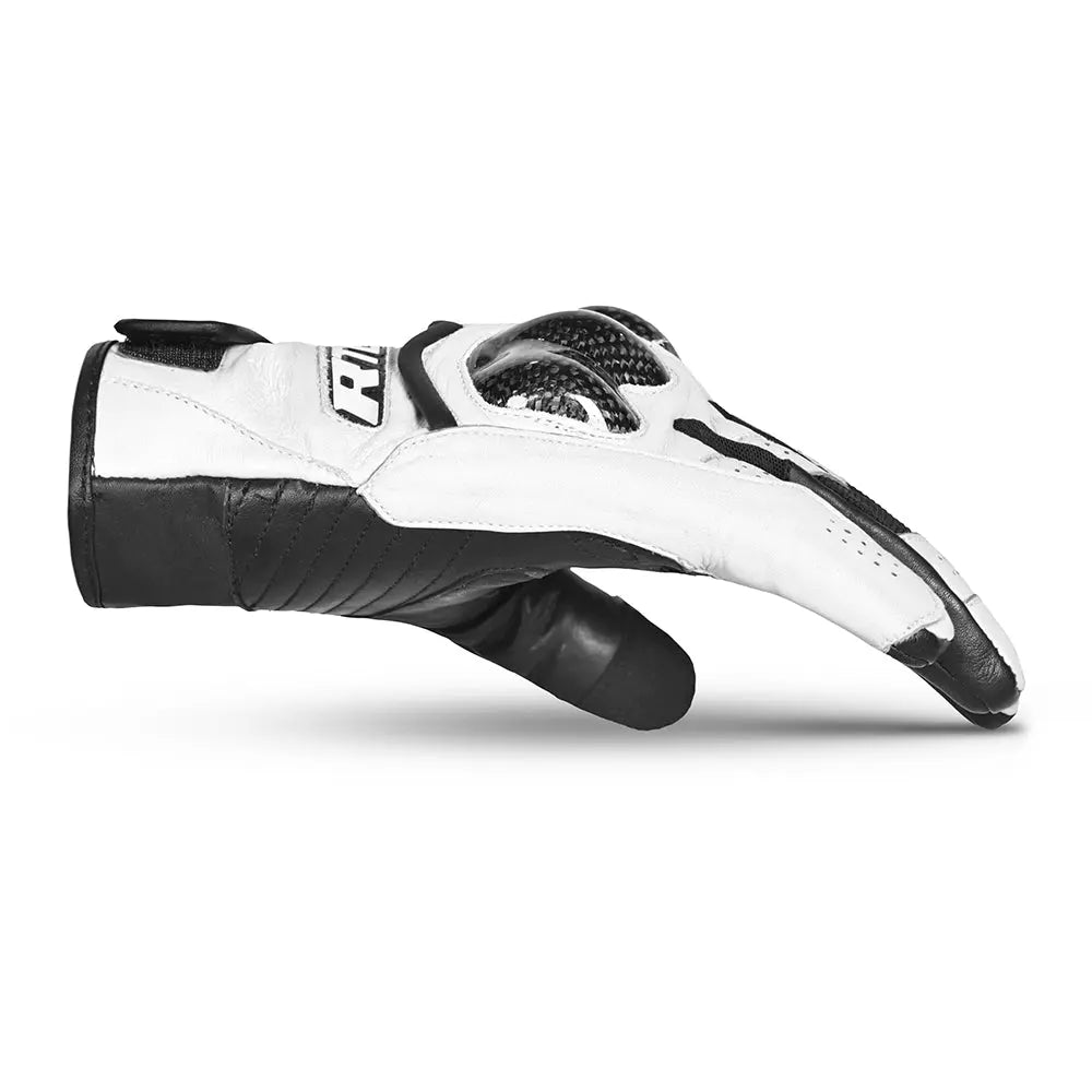 R-Tech Falcon Guanti Per Moto Nero Blanco left side