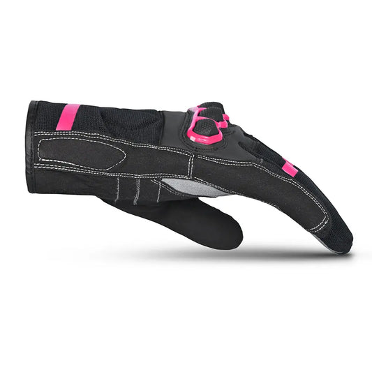 Bela Tracker Donna Guanti da Moto Donna-  Nero/Rosa side