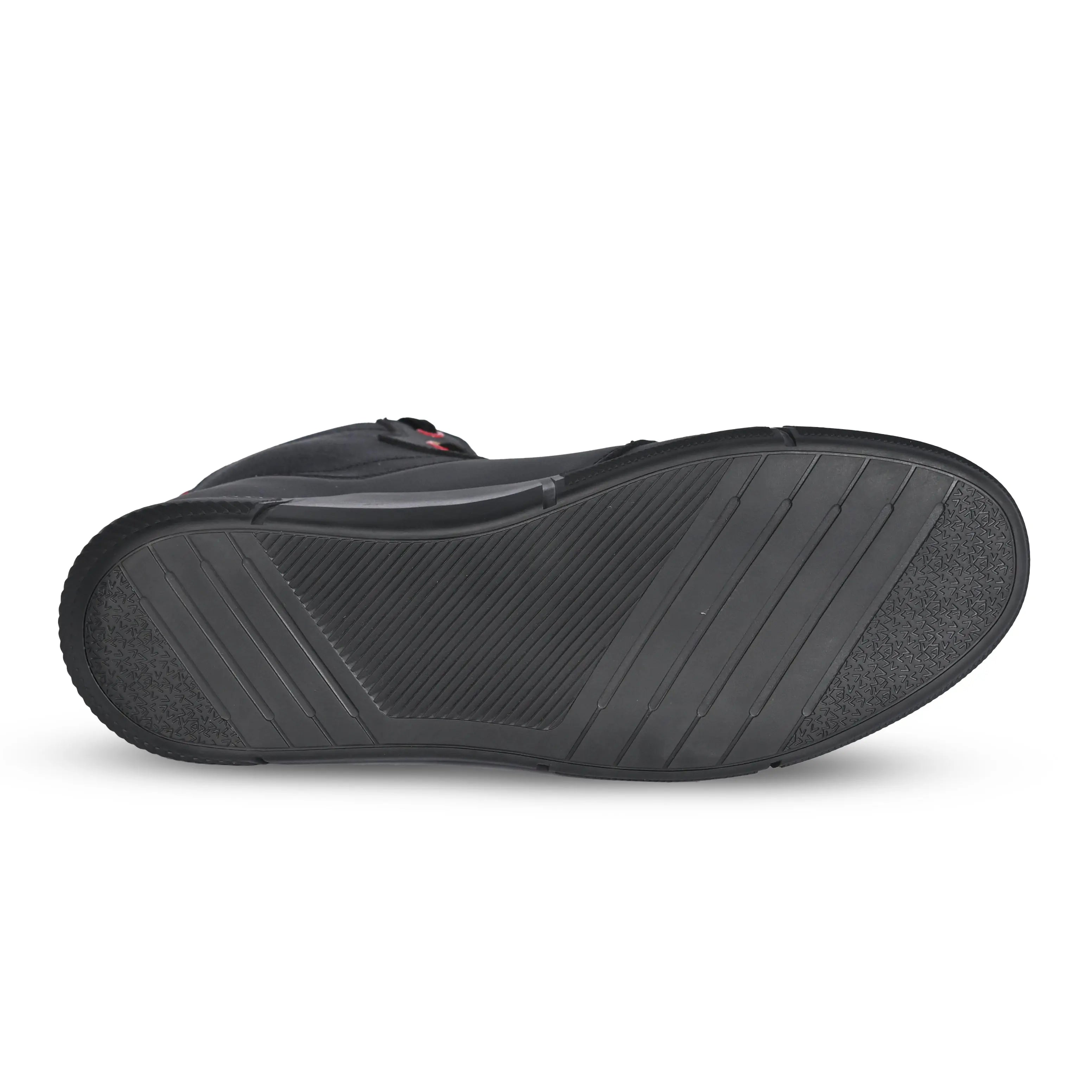 SHUA Oddin moto Botas Negro Rojo