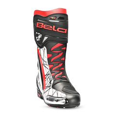 Stivale Moto Bela Air Rider Racing Nero Rosso - Yamoto.it