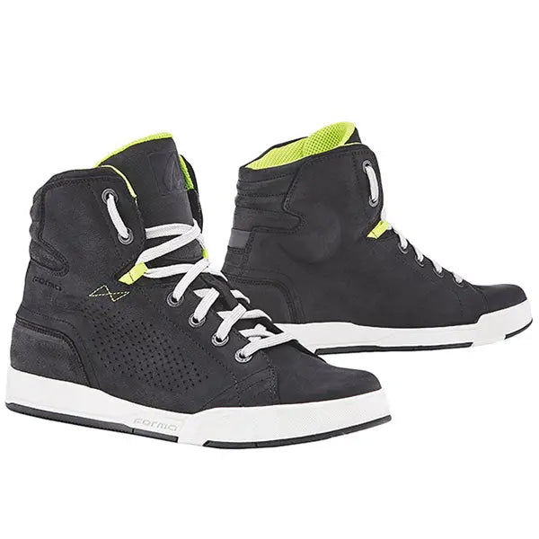FORMA Swift Flow Stivali Da Moto Pelle Nero Bianco 