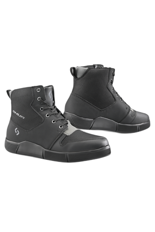 SHUA - Oddin Scarpe Da Moto Urban - Nero Grigio 