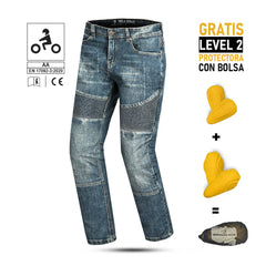BELA - Pantalón Denim Jeans Urban Lady Azul Khaki Tint 