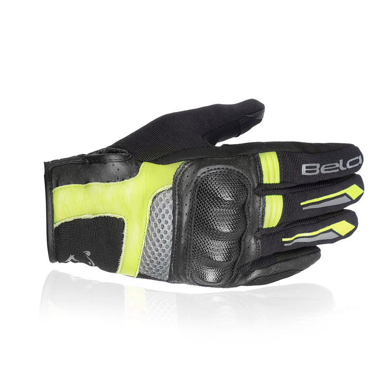 Bela Hero Air Guanti estivi - Nero/Giallo Fluor
