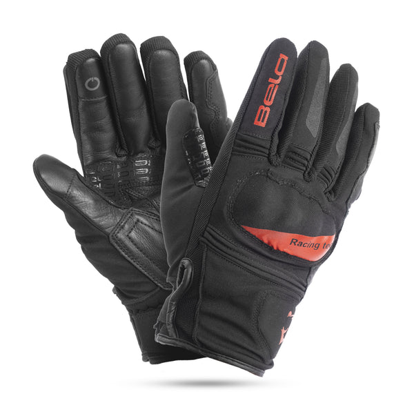 Bela Boom Donna WP Guanti invernali - Nero/Rosso