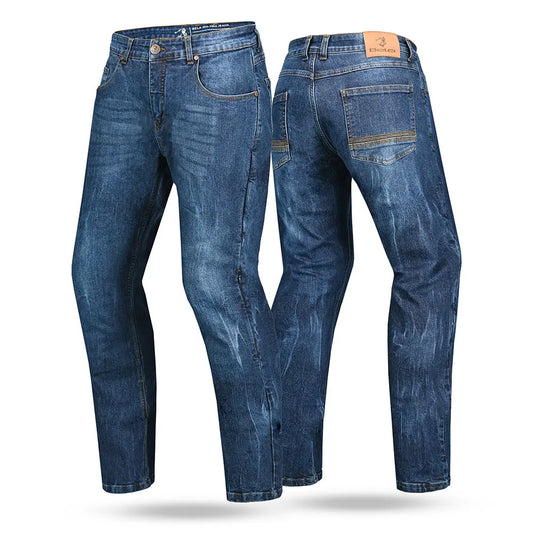 BELA - Pantalon Rio 34L Tie & DY Azzurro 