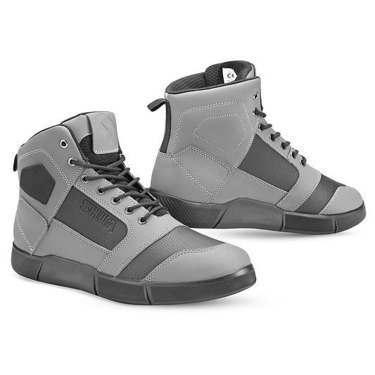 SHUA - Botas Shift De Piel Grigio 
