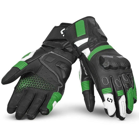 SHUA RANGER PRO – Guanti Moto Nero Bianco  Verde – Yamoto.it
