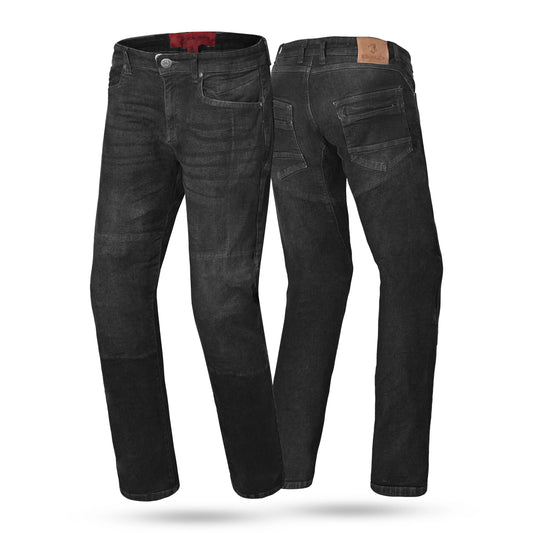 BELA tessuto Kevin Nero 34 cucitura interna Pantaloni 