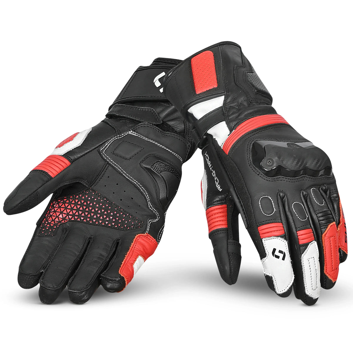 Shua - Ranger Pro Guantes Negro Rojo Blanco 
