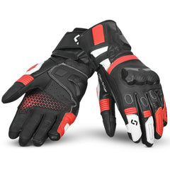 Shua - Ranger Pro Guantes Negro Rojo Blanco 