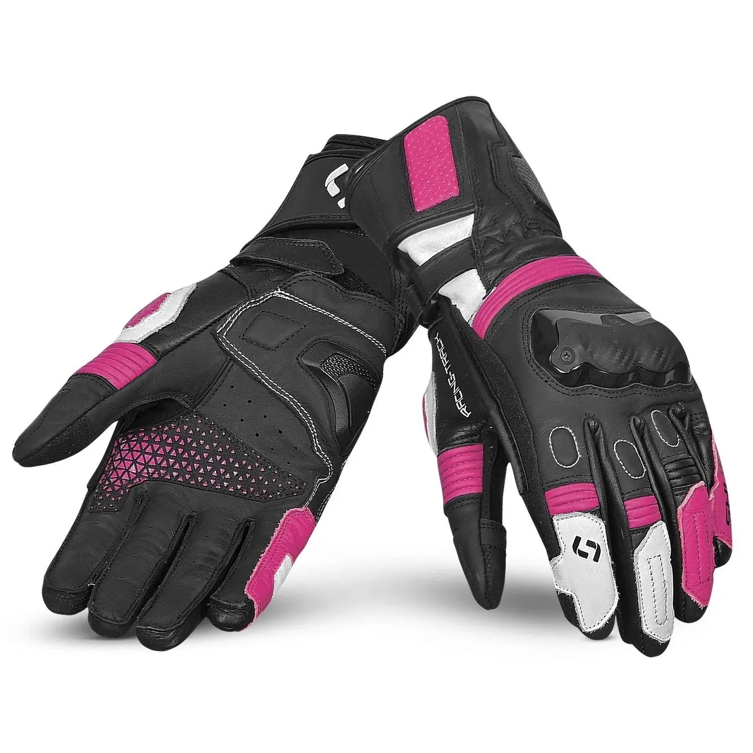 SHUA RANGER PRO guanti da donna nero bianco fucsia 