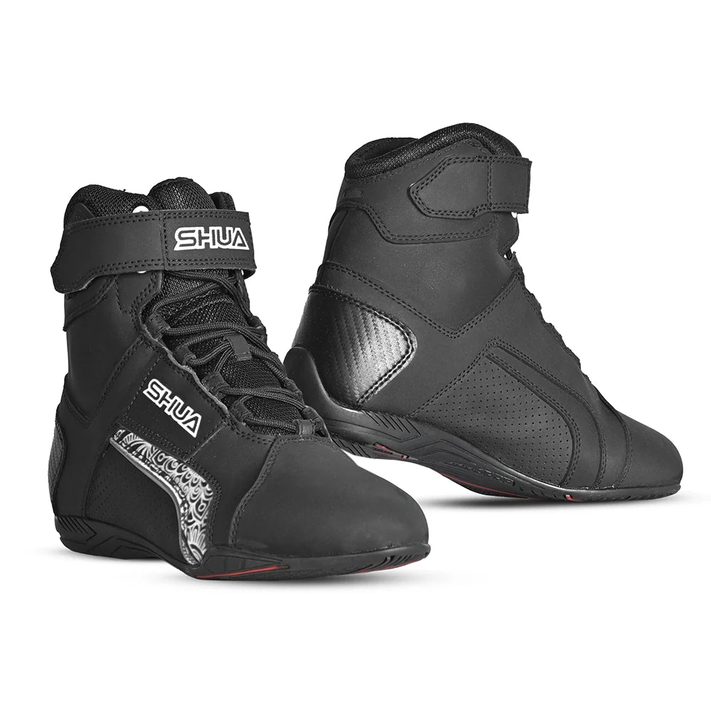 SHUA - Botas Piel Duke Pro Lady Negro/Blanco 