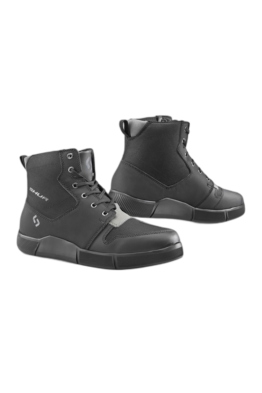 SHUA - Oddin Scarpe Da Moto Urban - Nero Grigio 
