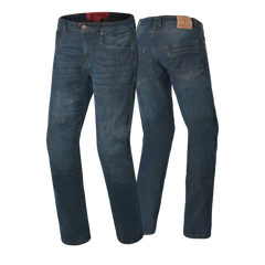 BELA -  Pantalon Kevin 32L Dirty Azzurro 