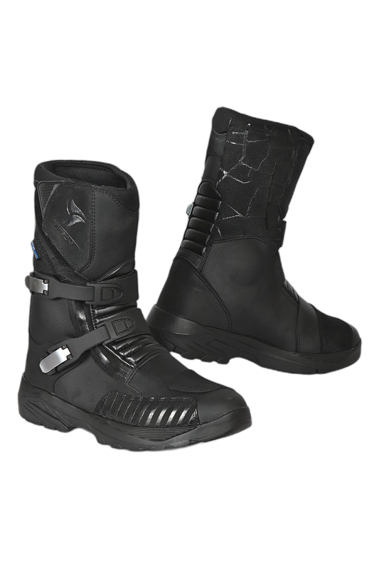 R-TECH -  Traveler in pelle WP Nero 