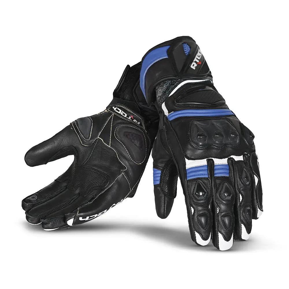 R-Tech Robo Lady Blu Guanto Moto da Corsa 