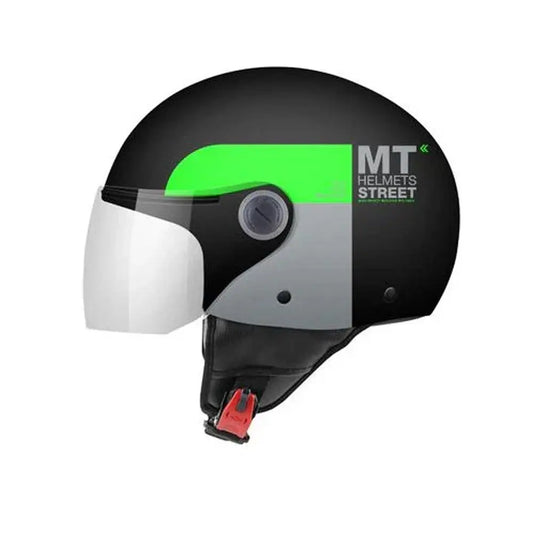 MT STREET S INBOARD D6 Mate Casco Jet De Moto Estilo Retro - CASCO