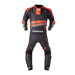 MUGENRACE MNR-2008 Rc-Max Due Pezzi Tuta Pelle Bianca Nera Rossa