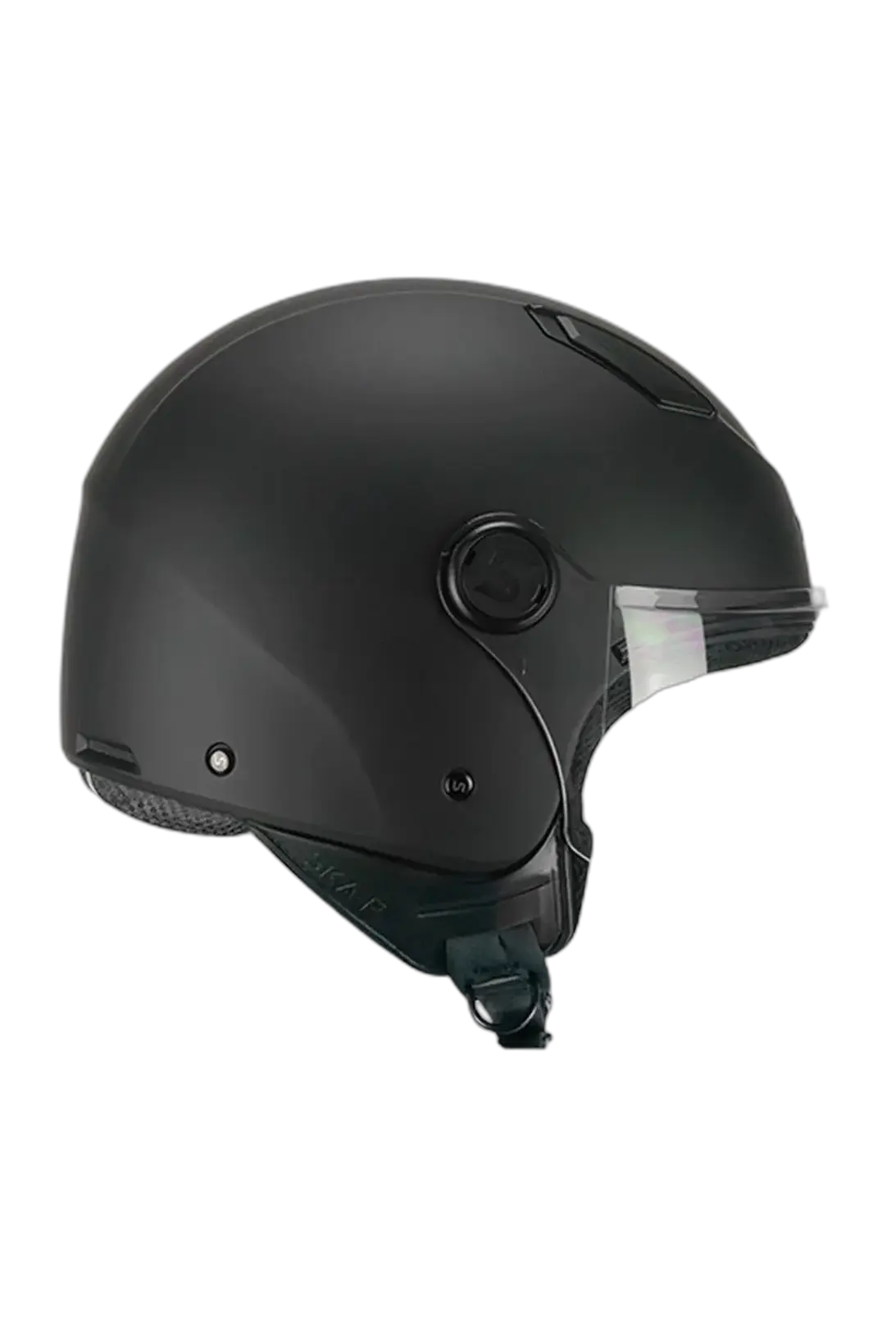 SKA-P 1LHA LUKE MONO Jet Casco Nero opaco 