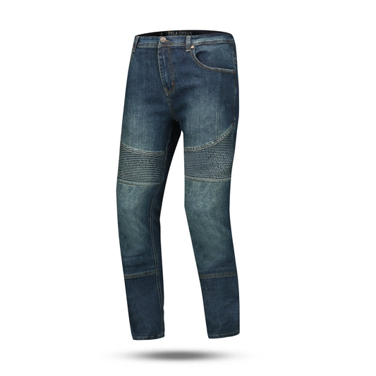 BELA - Pantalón Denim Jeans Urban Lady 32L Vintage Azul 