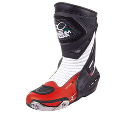 MUGENRACE MNR-1490 SPHANTOM 2 Moto Stivali Neri Rossi Bianchi 