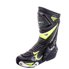 MUGENRACE BOT-MNR-1490 SPHANTOM 2 Moto Stivali Nero Giallo Fluo 
