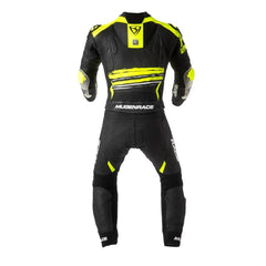 MUGENRACE MNR-2008 Rc-Max Due Pezzi Tuta Pelle Bianca Nera Gialla