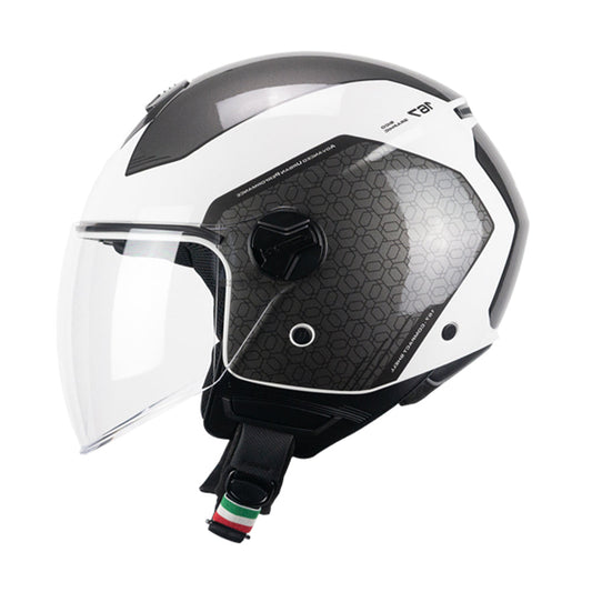 CGM 167L FLO BICO Urbano Abierto Jet Casco Blanco Gris Largo – Yamoto.it