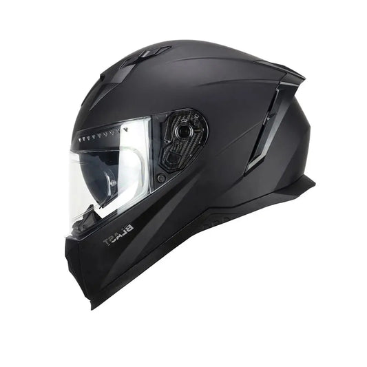 CGM 311A ​​BLAST Mono Integrale Moto Caschi Nero Opaco
