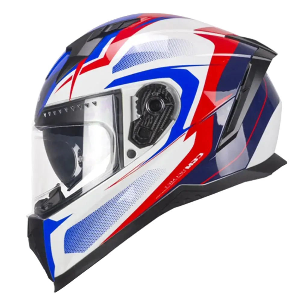 CGM 311G BLAST SPORT Moto Integrali Caschi Bianco Blu 
