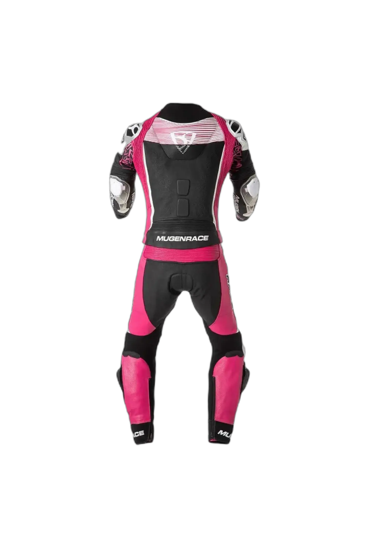 MUGENRACE MNR-2108 CIRA-SR Due Tuta pelle donna Rosa Bianco
