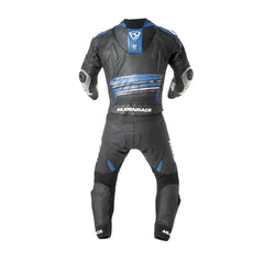 MUGENRACE MNR-2008 Rc-Max Due Pezzi Tuta Pelle Bianco Nero Blu 