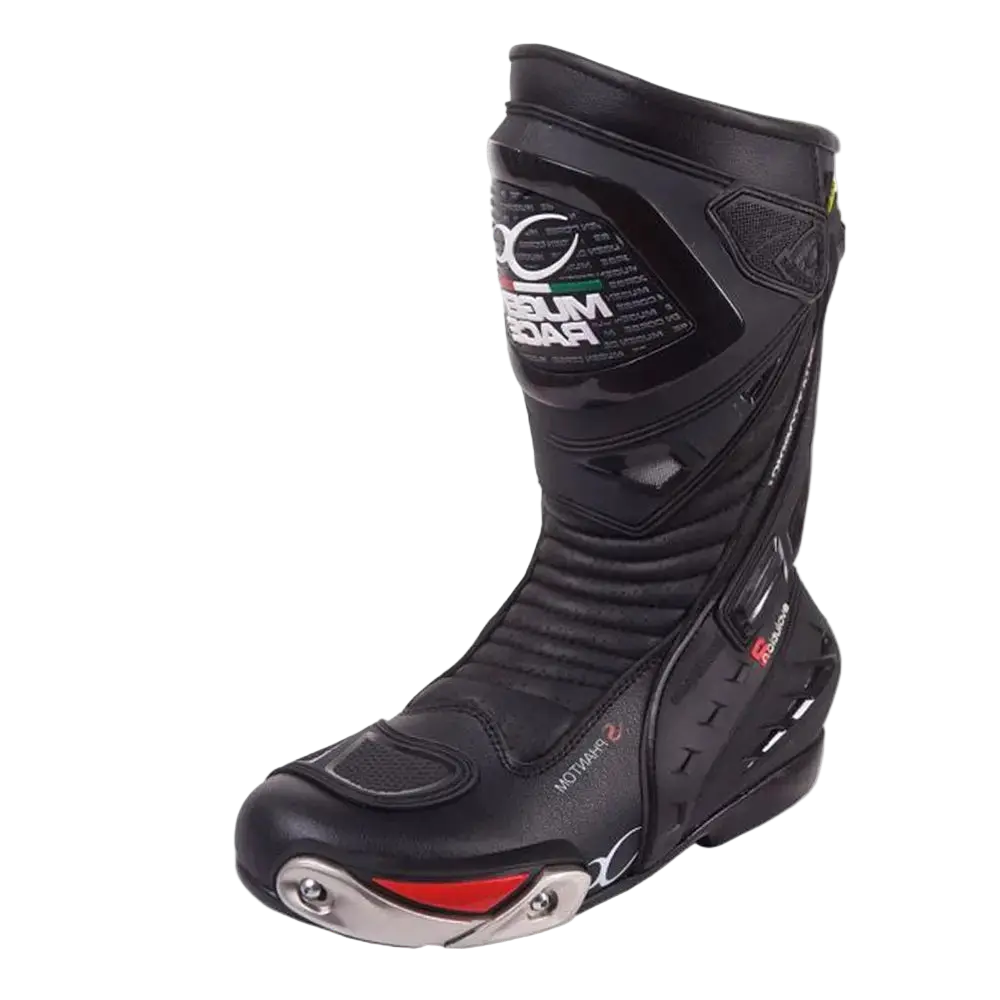 MUGENRACE BOT-MNR-1490 SPHANTOM 2 Moto Stivali Nero 