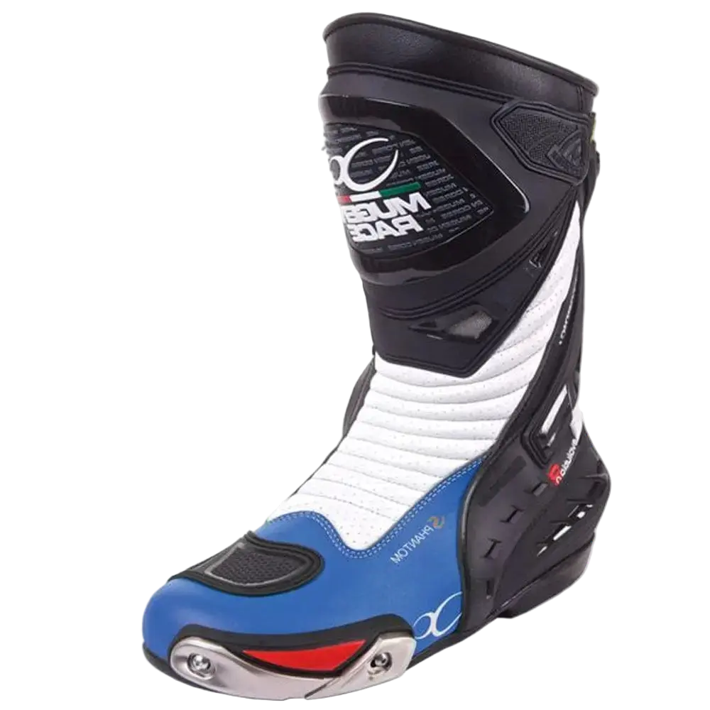 MUGENRACE BOT-MNR-1490 SPHANTOM 2 Moto Stivali Blu 