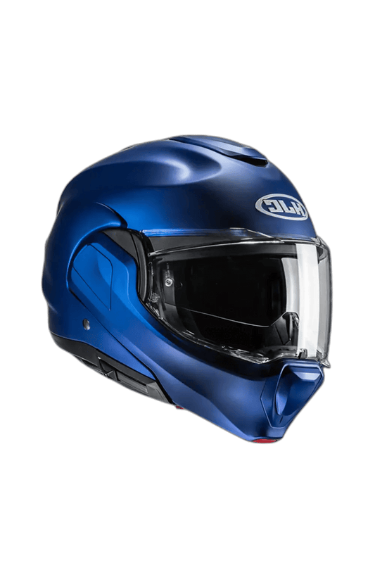 HJC F100 UNI Moto Modulabile Turismo Sportivo Caschi Blu Metallizzato 