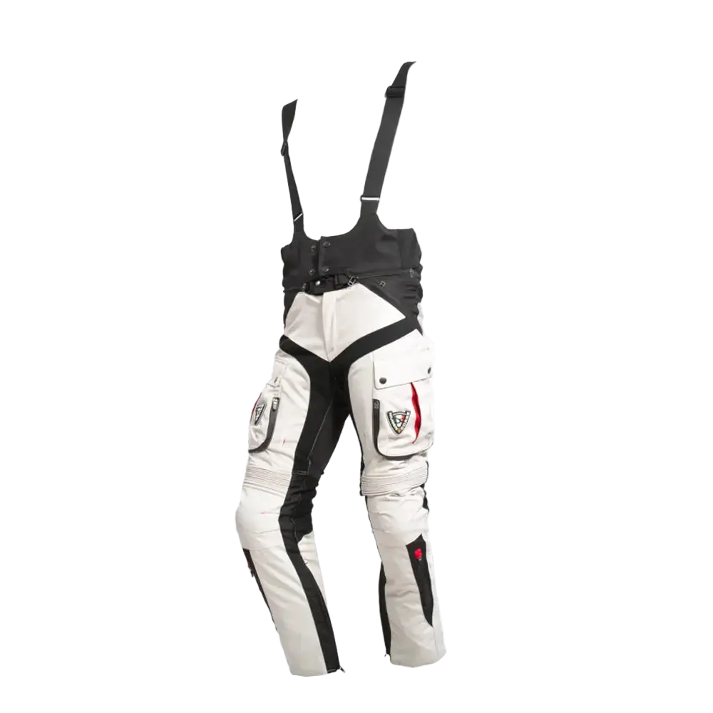 MUGENRACE 1651 Viaggio Tessuto Moto Pantaloni Nero Beige 