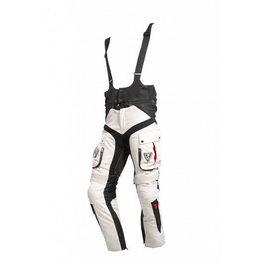 MUGENRACE 1651 viaggio tessuto Pantaloni neri beige