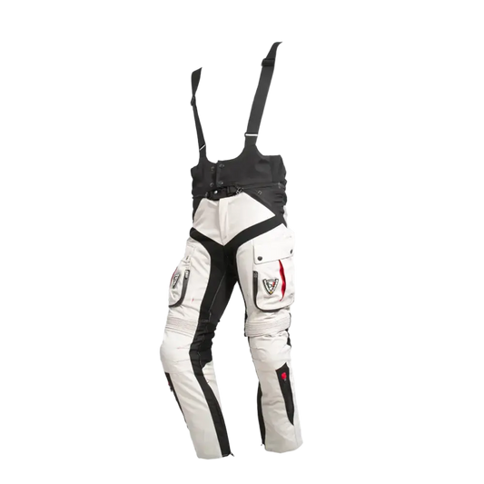 MUGENRACE 1651 Viaggio Tessuto Moto Pantaloni Nero Beige 