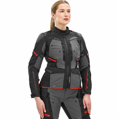 SHIMA DUNE LADY CHAQUETA TEXTIL DE MOTO ROJO 