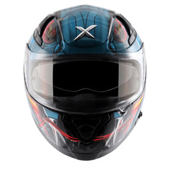 AXOR Helmets APEX VENOMOUS DV CASCHI INTEGRALE NERO BLU 