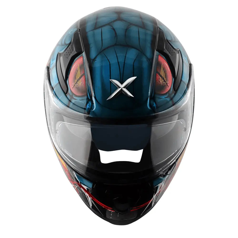 AXOR Helmets APEX VENOMOUS DV CASCHI INTEGRALE NERO BLU 