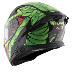 AXOR Helmets APEX VENOMOUS DV CASCHI INTEGRALE NERO VERDE 
