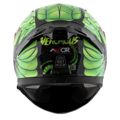 AXOR Helmets APEX VENOMOUS DV CASCHI INTEGRALE NERO VERDE 