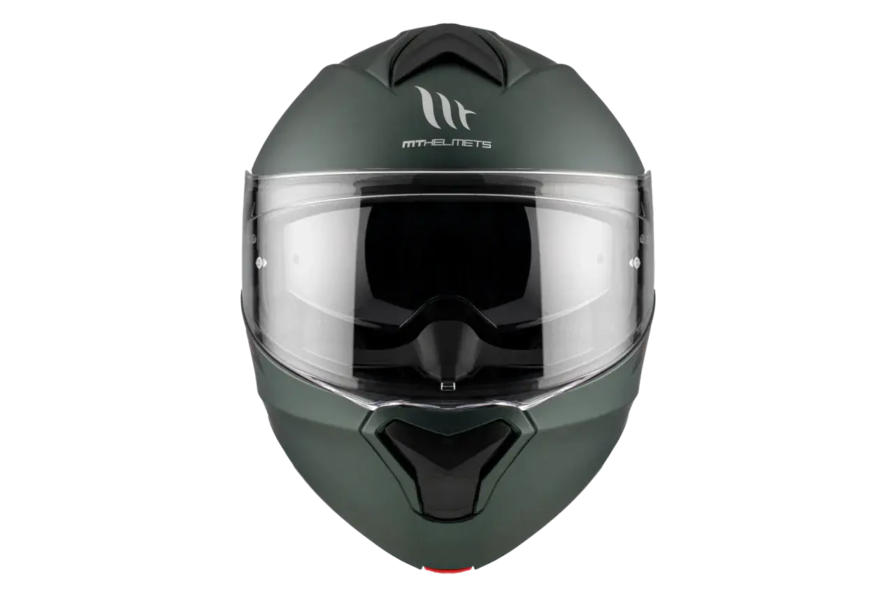 MT GENESIS SV SOLID A6 VERDE MATE Cascos de aventura