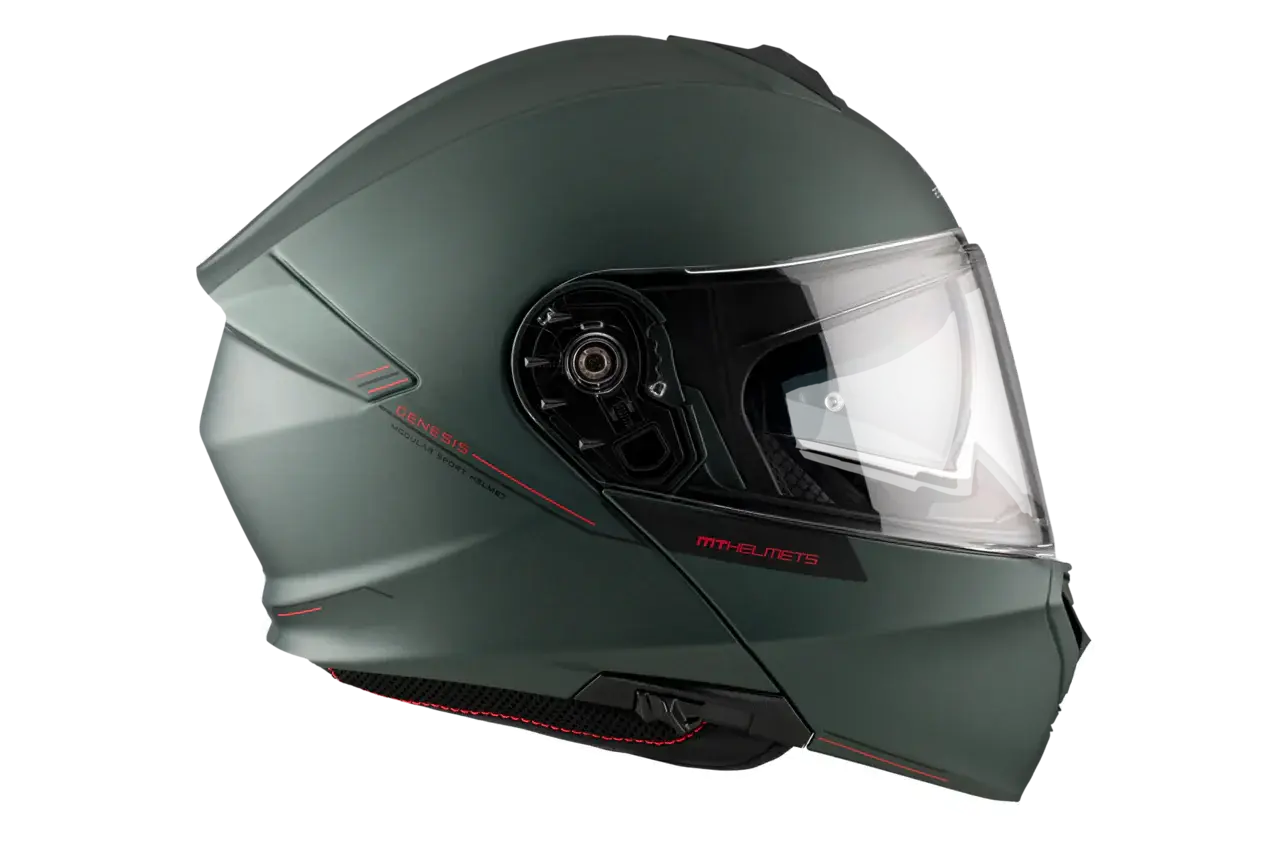 MT GENESIS SV SOLID A6 VERDE MATE Cascos de aventura